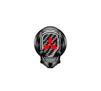 Capuchon de Bouton de Voiture, pour Mitsubishi Lancer Evolution 2008-2014 Couvercle Du Bouton De Démarrage Du Moteur De Voiture Accessoires De Voiture