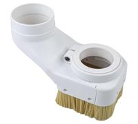 Capuchon de broche de toupie CNC pour applications de gravure avec design centré sous vide et poils en nylon interchangeables pour contenir la poussière (75 mm)