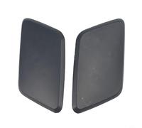 Capuchon de buse de lavage de phare avant noir pour Skoda pour Octavia Mk2 2004-2013 Remplace 1Z0955109 1Z0955110 Plastique Pare-Chocs Avant Buse