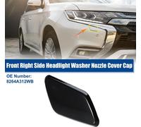 Capuchon de buse de lave-glace avant droit adapté pour Mitsubishi Outlander Noir
