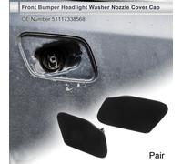 Capuchon De Buse De Lave-Glace De Pare-Chocs Avant Gauche Et Droit Pour Bmw X3 Capuchon De Buse De Garniture De Pare-Chocs No.51117338568 Noir 1 Paire