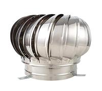 Capuchon de capuchon de cheminée en acier inoxydable, ventilation Cowne acier en acier rotatif Coup de capuche capot de spinner anti-chariot anti-folie cape de cape de cape de capuchon (taille: 400