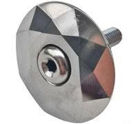 Capuchon de casque en alliage d'aluminium, 28,6 mm, capuchon de tige de bol diamant, ajustement sécurisé du tube de direction de fourche, construction légère, finition dorée sept couleurs pour