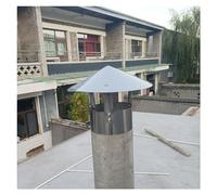 Capuchon de cheminée, bouchon de pluie d'échappement rond, protection de cheminée galvanisée pour toutes les conditions météorologiques, couvercle d'aération d'isolation, capuchon supérieur durable