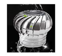 Capuchon de cheminée de ventilation - Ventilateur de turbine de toit rotatif - Résistant au vent - Hotte de ventilation pour une meilleure circulation de l'air et une efficacité énergétique accrues