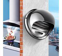 Capuchon de Cheminée en Acier Inoxydable 304,Capuchon de Protection Contre La Pluie,Chapeau de Cheminée de Pare-Brise de Hotte de Cuisinière,Capuchon de Ventilation pour Conduit (120mm/4.7in)