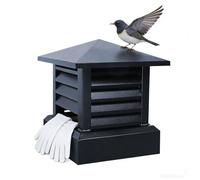 Capuchon de cheminée en aluminium pour 250, 300, 350 mm, grille de drainage pour toit, compatible avec les tuiles en argile existantes Ilat facile à installer