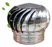 Capuchon de cheminée - Ventilateur de toit rotatif résistant aux intempéries - Empêche la pluie d'entrer - Garde la cheminée au sec - Idéal pour une utilisation à la maison et à l'extérieur