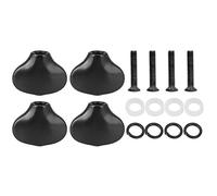 Capuchon de Cheville de Réglage pour ukulélé, Bouton de Poignée de Guitare en Alliage de Zinc, 3 Couleurs, Utilisation Pratique avec Boutons de Réglage pour ukulélé Basse (Noir)