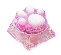 Capuchon de clavier en résine rétroéclairé pour claviers mécaniques avec griffe translucide 1 pièce