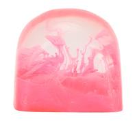 Capuchon de Clavier en résine sculpté à la Main, Capuchon de Clavier pour Jeu Compatible avec Les interrupteurs Cherry MX, Design Exquis aux Couleurs Vives, Clavier mécanique Plug (Rose)