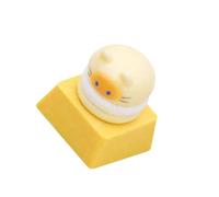 Capuchon de clavier mécanique avec couches, Cheese flavor | Prise de cruciforme, conception en résine arrondie, personnalisation du clavier mécanique décoratif