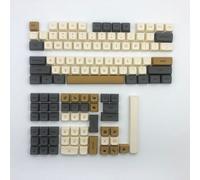Capuchon de clavier XDA 124 touches en PBT, profil élevé, personnalisé anglais russe japonais, pour interrupteur Cherry MX, clavier mécanique