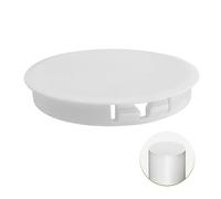 Capuchon De Conduit D’aération DN 70 mm En Plastique ASA Blanc - Couvercle À Ressort Anti-refoulement - Résistant UV, Ignifuge V2 | Embout Pour Conduit PVC Extérieur