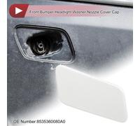 Capuchon De Couvercle De Buse De Lave-Phare Avant Droit No.8535360080A0 Bumper Trim Nozzle Cover Pour Lexus Lx570 2016-2021 Blanc Plastique 1 Pièce