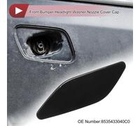 Capuchon De Couvercle De Buse De Lave-Phare Avant Gauche Pour Pare-Chocs Avant No.8535433040C0 Couvercle Garniture Pare-Chocs Pour Lexus Es300H 2019-2022 Plastique Noir 1 Pièce