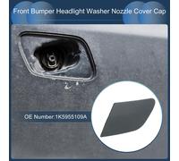 Capuchon De Couvercle De Buse De Lave-Phare Avant Gauche Pour Pare-Chocs No.1K5955109A Bumper Trim Nozzle Cover Pour Vw Golf V Mk5 Gti R32 2003-2009 Plastique Non Peint 1 Pièce
