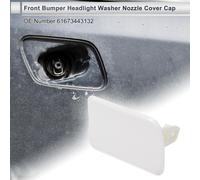 Capuchon De Couvercle De Buse De Lave-Phare De Pare-Chocs Avant Droit Pour Bmw X3 3.0L L6 2007-2008 Couvercle De Buse De Pare-Chocs No.61673443132 Blanc 1 Pièce