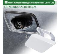 Capuchon De Couvercle De Buse De Lave-Phare De Pare-Chocs Avant Gauche Pour Mercedes-Benz C350 2008-2015 No.2048804224 Blanc
