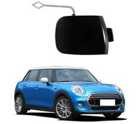 Capuchon de crochet de remorquage pour pare-chocs avant de voiture pour BMW Mini Cooper S F55 F56 F57 2016 2017 2018 51117337796 - Housse de remorque (noir brillant, côté passager)