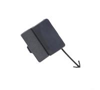 Capuchon de crochet de remorquage pour pare-chocs avant non peint 7N0807205GRU compatible avec Volkswagen pour Sharan 2010-2016, pièce extérieure en plastique de rechange directe pour l'avant du