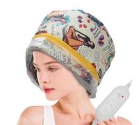Capuchon de Cuiseur Vapeur pour Cheveux Contr le de Temp rature 3 Vitesses x avec Coupure de S curit du Thermostat x Id al pour Traitements Capillaires x Huile et Soins Professionnels x Prise UE 220V