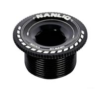 Capuchon de fixation pour bras de manivelle usiné CNC pour vélos de route, parfait pour pédaliers Prowheel (noir)