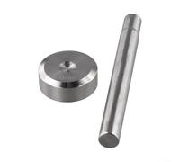 Capuchon de gadget pour double ensemble de rivets en cuir pour outils de 6 mm, 8 mm, 10 mm, outil de rivetage en acier (10 mm)