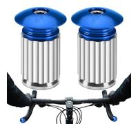 Capuchon de guidon en en aluminium, bougie d'extrémité du guidon à cyclisme | 1 paire bouchons d'extrémité de pour le cyclisme routier - Couverture de poignée à main pour les amateurs de sport
