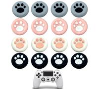 Capuchon de Joystick, 16 Pièces Joystick en Silicone, Protection Manette Switch, Housse de Joystick en Silicone Souple