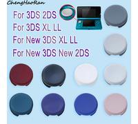 Capuchon de joystick analogique 1 pièce pour 3DS XL LL, couvercle de poignée de manette pour New 2DS 3DS LL XL, bouton circulaire, pièces de rechange et de réparation white