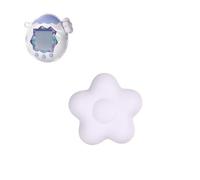 Capuchon de joystick en silicone compatible avec Tamagotchi Paradise, coque de bouton macaron souple pour appareil électronique animal domestique, violet