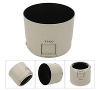 Capuchon de la caméra, capuchon en plastique blanc ET-83D pour EF 100-400 mm f/4.5-5.6L IS II USM, évitez la brume lors de la photographie en contre-jour, à la lumière latérale, au flash ou de n