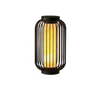 Capuchon de lampe colonne d'extérieur, Outdo Po Ca Ligh Bla Stainle Ste Exteri La Styli Pi Mou Lanter Industri Colu Lig Pill F Fro Yard(50cm/19.7in)