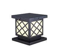 Capuchon de lampe colonne d'extérieur, ra la Vinta Po Pi Lante EC Lig Balco Cond-Ca Alumini Gla Fen Ven Gard Landsca Stadium