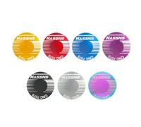 Capuchon de manivelle de vélo en alliage d'aluminium pour vélo de route et VTT, pédalier creux intégré, installation latérale (titane)