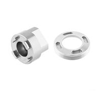 Capuchon de manivelle et outil de démontage pour pédalier DUB avec pour SRAM pour NX et GX Compatibilité 6061 en alliage d'aluminium M30 6 5 mm pour pédalier BB30 (argent)