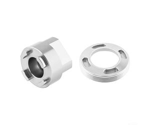 Capuchon de manivelle et outil de démontage pour pédalier SRAM pour pédaliers DUB conçus pour fonctionner avec les systèmes de pédalier BB30 (argent)