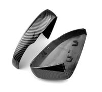 Capuchon de Miroir Coques de rétroviseurs extérieurs portières voiture, remplacement pour POLO MK5 6C 2014 2015 2016 2017 Couverture Coque(Look de carbone)
