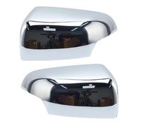 Capuchon de Miroir Couvercle De Rétroviseur Latéral, Accessoires Porte Pour Ford Pour Ranger T6/PX Pour Everest 2012 - 2021 Couverture Coque(Silver 1 pair)