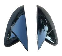 Capuchon de Miroir de Boîtier Pour VW Pour GOLF 7 Pour MK7 Pour .5 R GTI Garniture De Coque ABS Autocollant Capuchons Couvertures Rétroviseur Voiture Capuchon Couverture Latérale(Noir)
