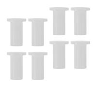 Capuchon de Pivot de Charnière de Porte de Congélateur 7 MM | Douille D’axe en Plastique Blanc, Absorbe les Chocs, pour Charnière et Fermeture Stable