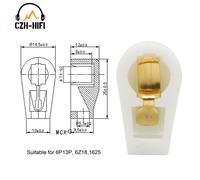 Capuchon de plaque d'anode à Tube sous vide en céramique,10 pièces,pour chapeaux,FU-5,807,FU-7,FU-25,6146B,EL504 FU-519 EF37 6P13P,6Z18,1625 - Type MCX-G