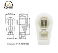 Capuchon de plaque d'anode à Tube sous vide en céramique,10 pièces,pour chapeaux,FU-5,807,FU-7,FU-25,6146B,EL504 FU-519 EF37 6P13P,6Z18,1625 - Type MCX