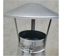 Capuchon De Pluie Galvanisé, Couvercle De Conduit De Cheminée, Couvercle De Pluie De Tuyau, Capuchon De Protection, Capot De Toit Galvanisé, Capuchon D’échappement R, d15cm/5.91in