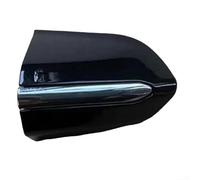 Capuchon de poignée de porte avant gauche côté conducteur, ABS chromé noir, pour Ford Fusion 2015-2020, Edge MK2 2018-2019, pour Taurus 2015-2020, Mondeo MK5 2013-2019 (plaque chromée noire)
