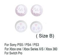Capuchon de poignée de pouce en silicone, couvercle souple pour Nintendo Switch, Oled, NS Lite, Sony PS5, PS4 Pro, PS3, Xbox One, 360 Series X, S, nouveau--B for Sony Xbox