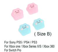 Capuchon de poignée de pouce en silicone, couvercle souple pour Nintendo Switch, Oled, NS Lite, Sony PS5, PS4 Pro, PS3, Xbox One, 360 Series X, S, nouveau--B for Sony Xbox
