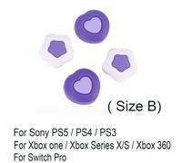 Capuchon de poignée de pouce en silicone, couvercle souple pour Nintendo Switch, Oled, NS Lite, Sony PS5, PS4 Pro, PS3, Xbox One, 360 Series X, S, nouveau--B for Sony Xbox
