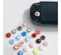 Capuchon de poignée en Silicone souple, 4 pièces, couvercle de Joystick pour Sony PlayStation Psvita PS Vita PSV 1000 Fat/2000, étui de protection mince Ghost